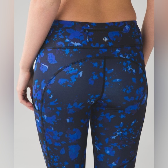 Lululemon Speed Tight IV *Full-On Luxtreme Dandy Digie Porcelaine Black (Size 6) - Picture 3 of 16